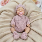 12-inch Rebirth Doll - Soft and Adorable Little Sweetheart Luna, Solid Silicone, Water-Suitable Healing Companion