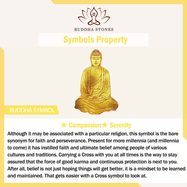 BWOOOH Tibetan Dzi Bead Manjusri Bodhisattva Pattern Compassion String Necklace Pendant