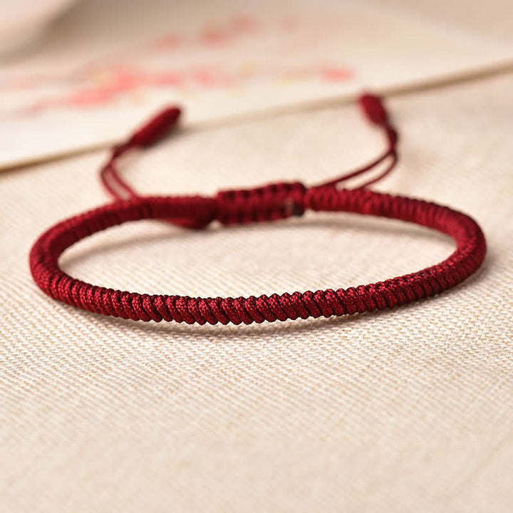 BWOOOH Tibetan Lucky 3 Combination Sets Red String Bracelet
