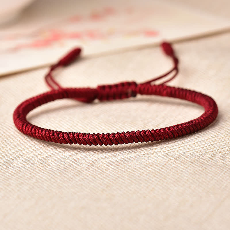 BWOOOH Tibetan Lucky 3 Combination Sets Red String Bracelet