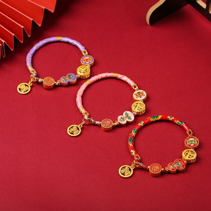 BWOOOH Tibetan Gourd Fortune Happiness Lion Wealth Luck Bracelet