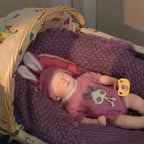 16" Full Silicone Newborn—Sophia, 1.78KG Realistic Weighted Baby Doll with Pink Outfit, Lifelike Reborn Toddler Doll for Collectors & Kids