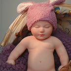 16" Full Silicone Newborn—Sophia, 1.78KG Realistic Weighted Baby Doll with Pink Outfit, Lifelike Reborn Toddler Doll for Collectors & Kids