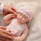 16in Full Silicone Reborn Baby Doll "Blossom" - Lifelike Newborn with Pink Outfit, 1.76kg Weighted Body for Realistic Touch