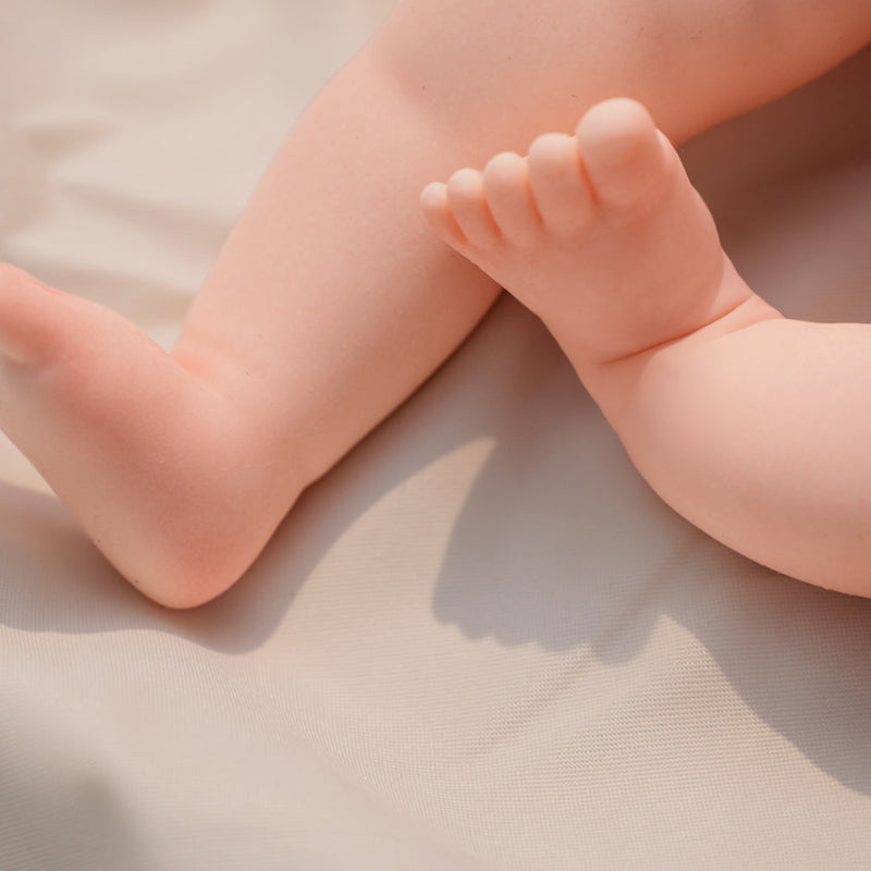 16in Full Silicone Reborn Baby Doll "Blossom" - Lifelike Newborn with Pink Outfit, 1.76kg Weighted Body for Realistic Touch