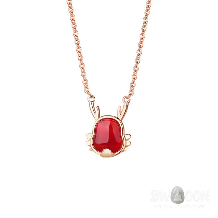 ❗❗❗A Flash Sale- Buddha Stones 925 Sterling Silver Year of the Dragon Natural Red Agate Dragon Attract Fortune Fu