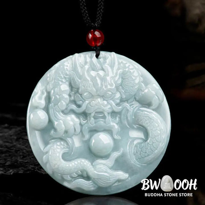 ❗❗❗A Flash Sale- Buddha Stones Chinese Zodiac Dragon Jade Success Amulet String Necklace - BWOOOH