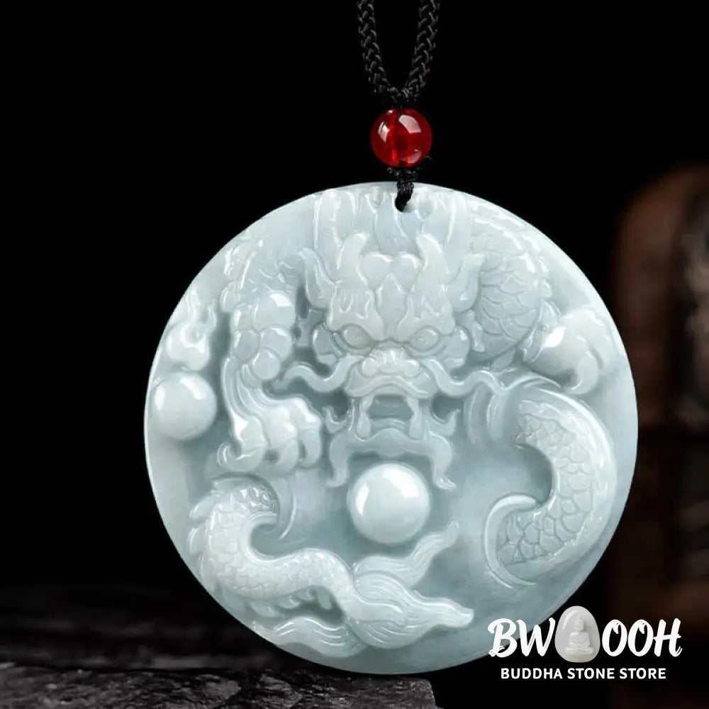 ❗❗❗A Flash Sale- Buddha Stones Chinese Zodiac Dragon Jade Success Amulet String Necklace - BWOOOH