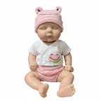 "Pink and Chubby" 12-inch Healing Rebirth Doll - Medical-grade Silicone, Realistic Mouth Movement