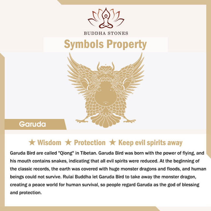 BWOOOH Tibet Garuda Bird Copper Protection Necklace Pendant