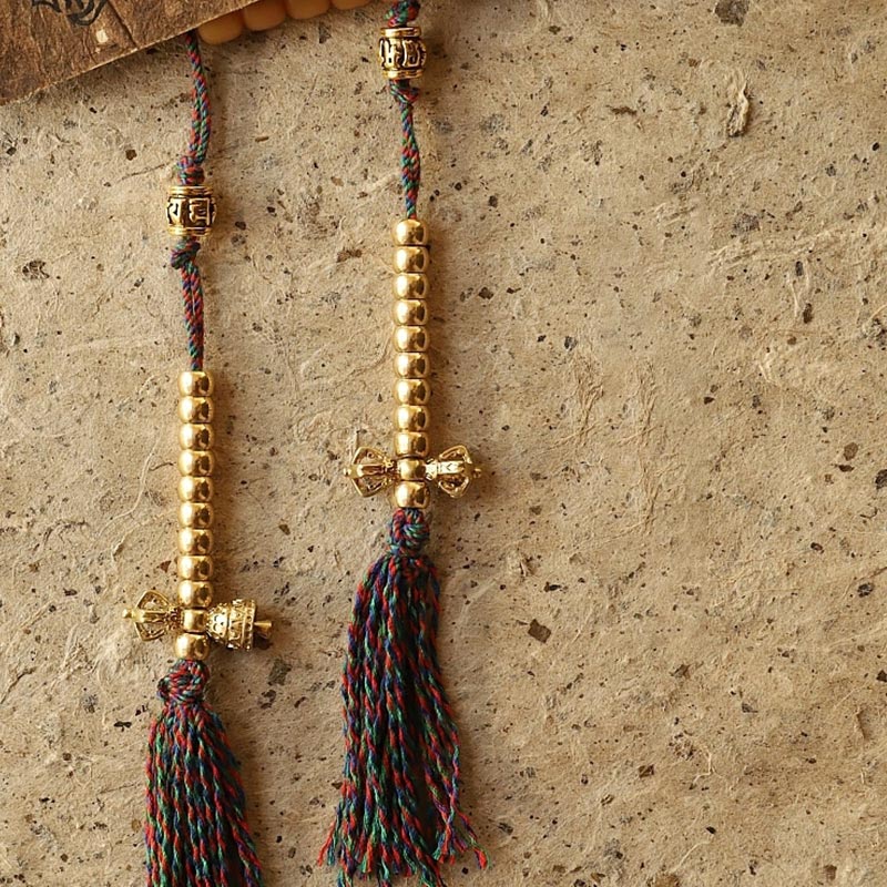 BWOOOH Tibet 108 Mala Beads Bodhi Seed Bagua Vajra Wealth Bracelet