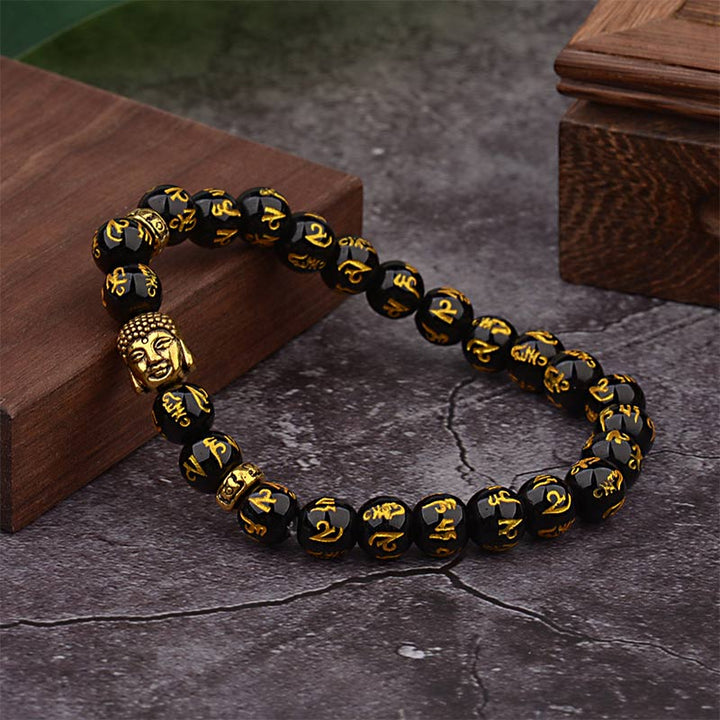 BWOOOH Tibetan Buddha Mantra Amulet Bracelet