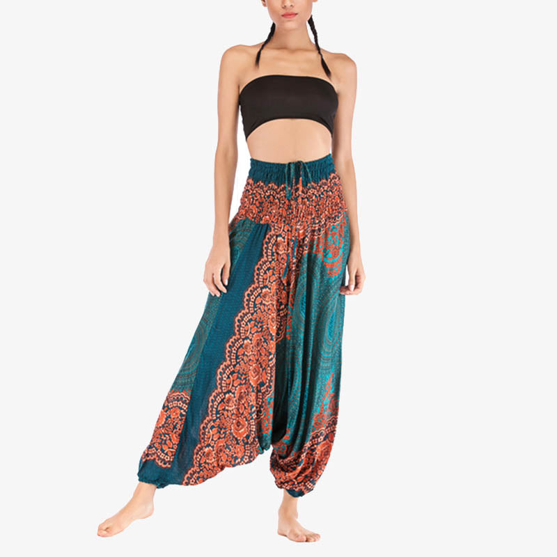 BWOOOH printed harem pants - Two Style Wear Round Geometric Pattern L
