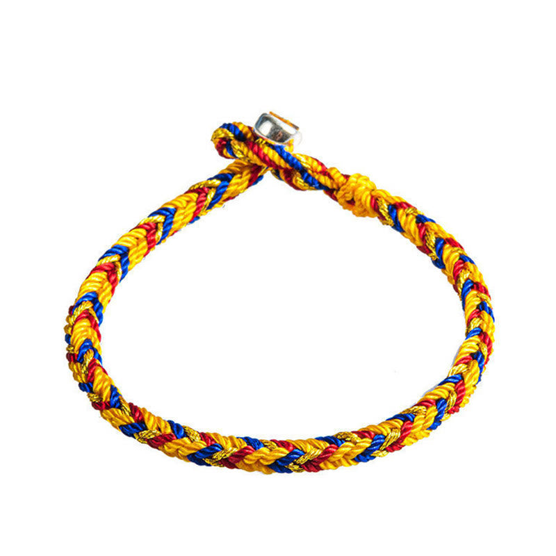 BWOOOH "May you be safe and sound all year round" Lucky Multicolored Bracelet