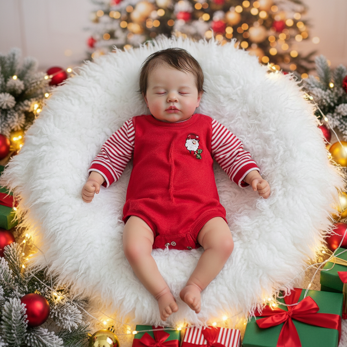 12 Inches & 16 Inches Reborn Baby Doll with Fully Washable Body and Soft Bendable Limbs, Newborn Girl or Boy with Rosy Face