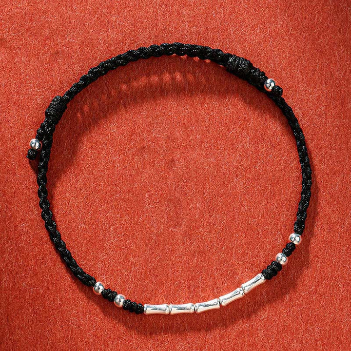 BWOOOH Tibet Handmade Multicolored Bamboo Protection Braided String Bracelet