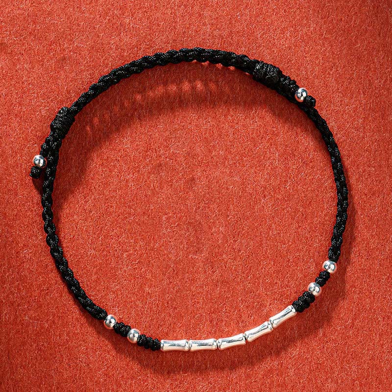 BWOOOH Tibet Handmade Multicolored Bamboo Protection Braided String Bracelet