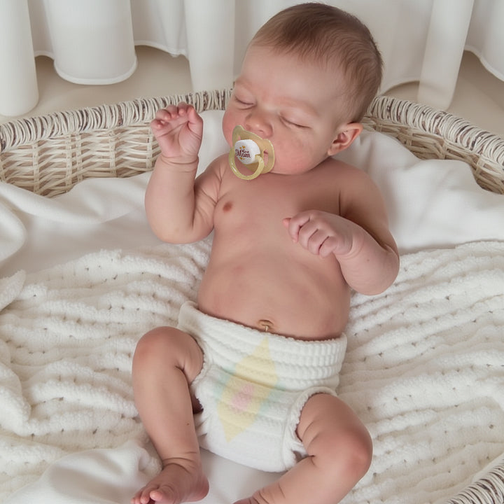 12 & 16" More Flexible Realistic Baby, Reborn Full Liquid Silicone Baby Doll Boy or Girl Lond and Wnya With Realistic Belly Button and Birth Mark
