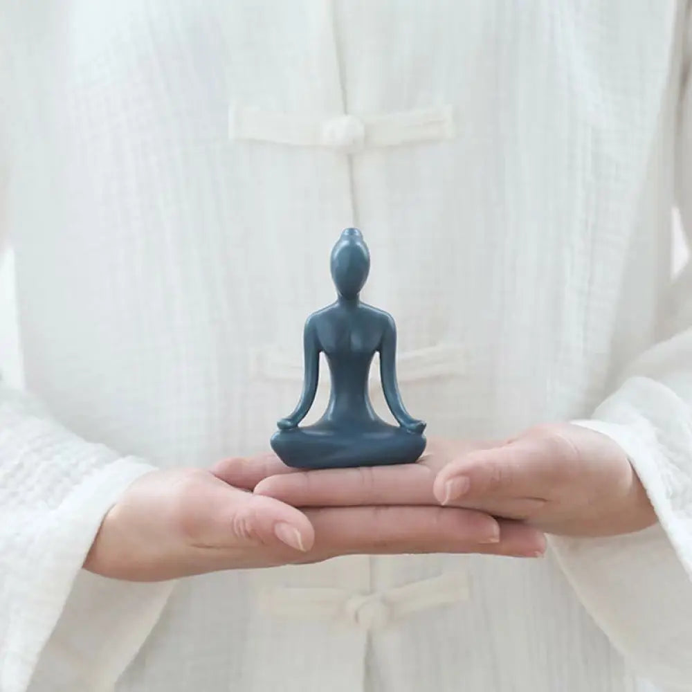 BWOOOH handcrafted Buddha statue - | Abstract Yoga Meditation Exercise