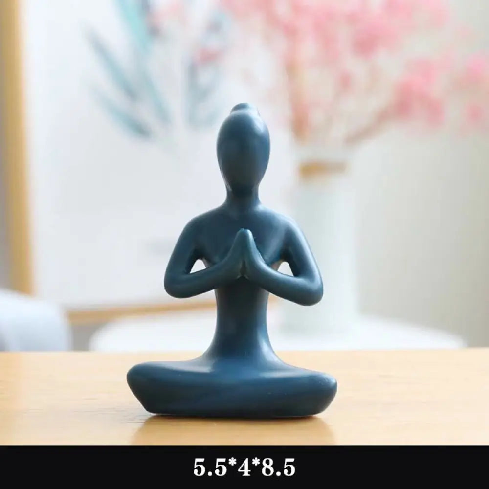 BWOOOH handcrafted Buddha statue - | Abstract Yoga Meditation Exercise