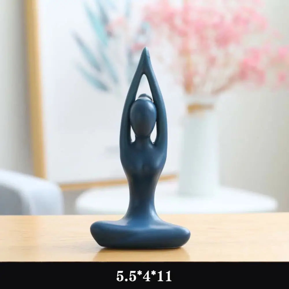 BWOOOH handcrafted Buddha statue - | Abstract Yoga Meditation Exercise