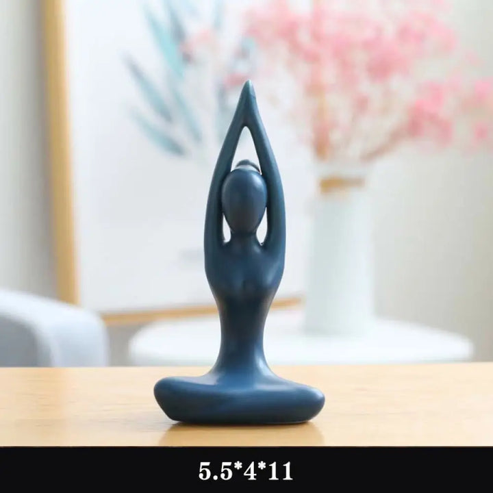BWOOOH handcrafted Buddha statue - | Abstract Yoga Meditation Exercise