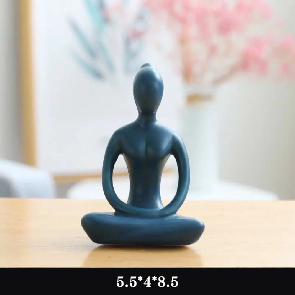 BWOOOH handcrafted Buddha statue - | Abstract Yoga Meditation Exercise