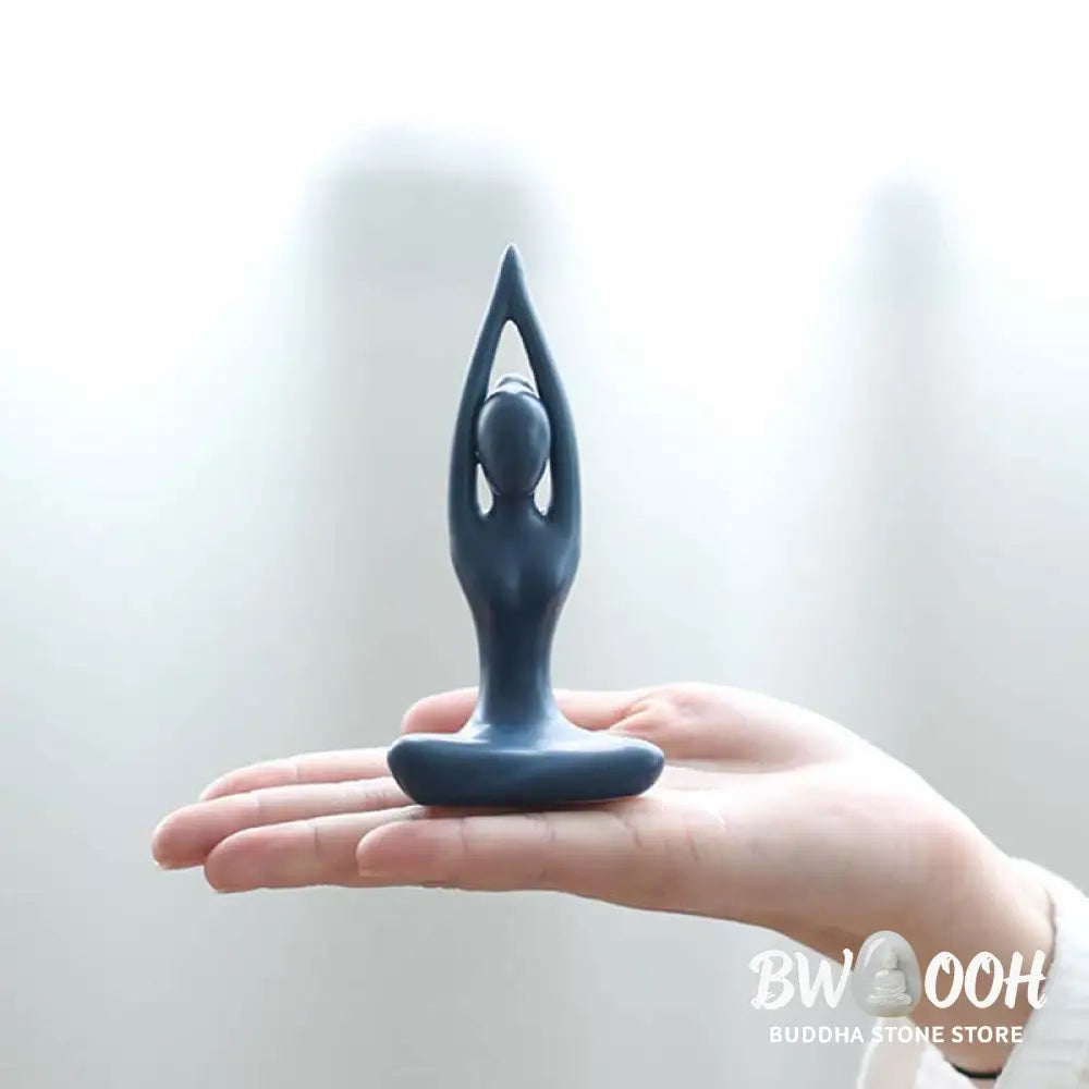 BWOOOH handcrafted Buddha statue - | Abstract Yoga Meditation Exercise