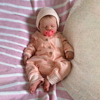 12 & 16 Inches Full Platinum Solid Silicone Newborn Baby Doll Boy and Girl Jacob and Evelyn with Flexible Limbs & Adorable Chubby Face