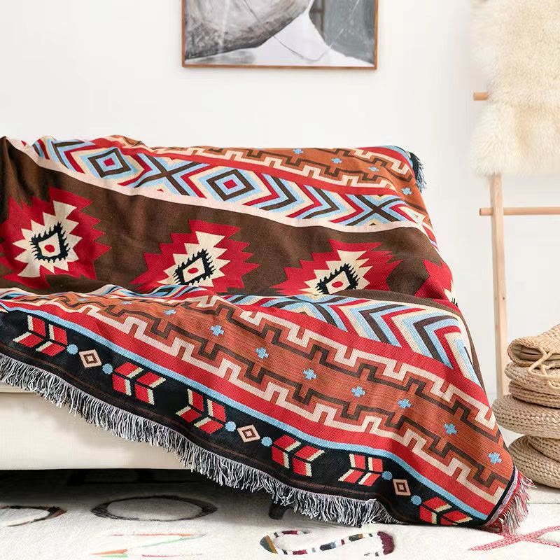 BWOOOH Geometric Warm Comfortable Camping Home Office Bed