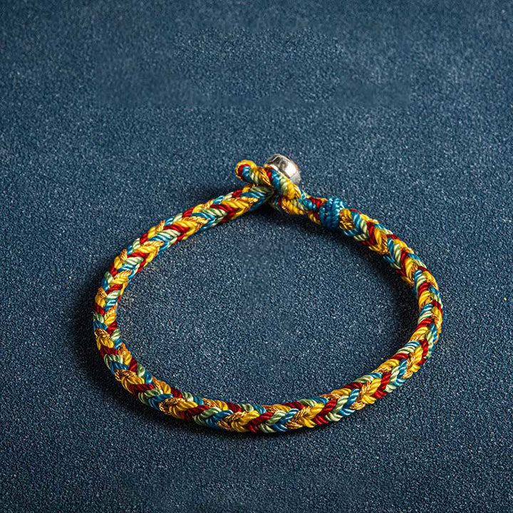 BWOOOH "May you be safe and sound all year round" Lucky Multicolored Bracelet