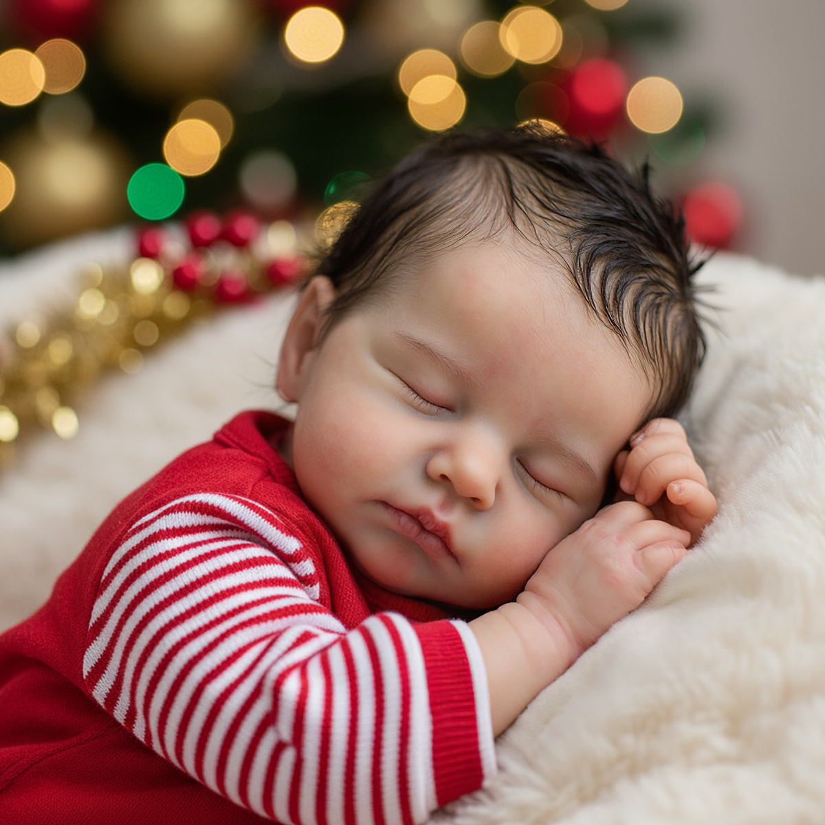 12 Inches & 16 Inches Reborn Baby Doll with Fully Washable Body and Soft Bendable Limbs, Newborn Girl or Boy with Rosy Face