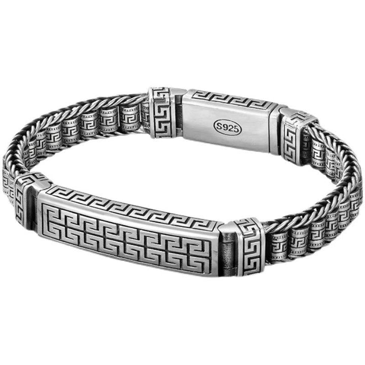 BWOOOH Vintage Lines Pattern Balance Rotatable Bracelet