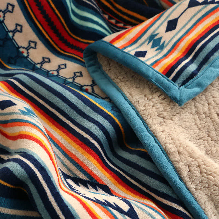 BWOOOH Geometric Warm Soft Bed Throw Blanket