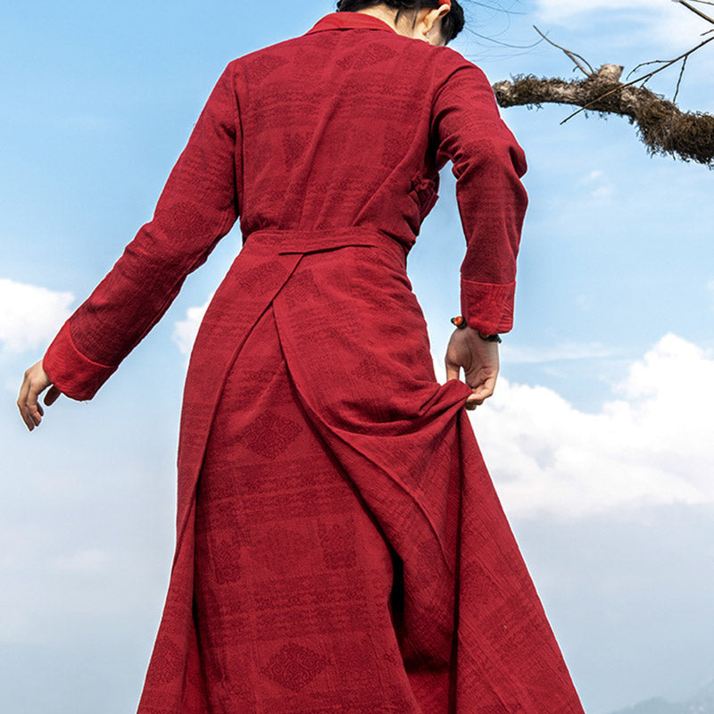 BWOOOH Tibetan Dress Clothing Lhasa Long Wrap Dress Maxi 