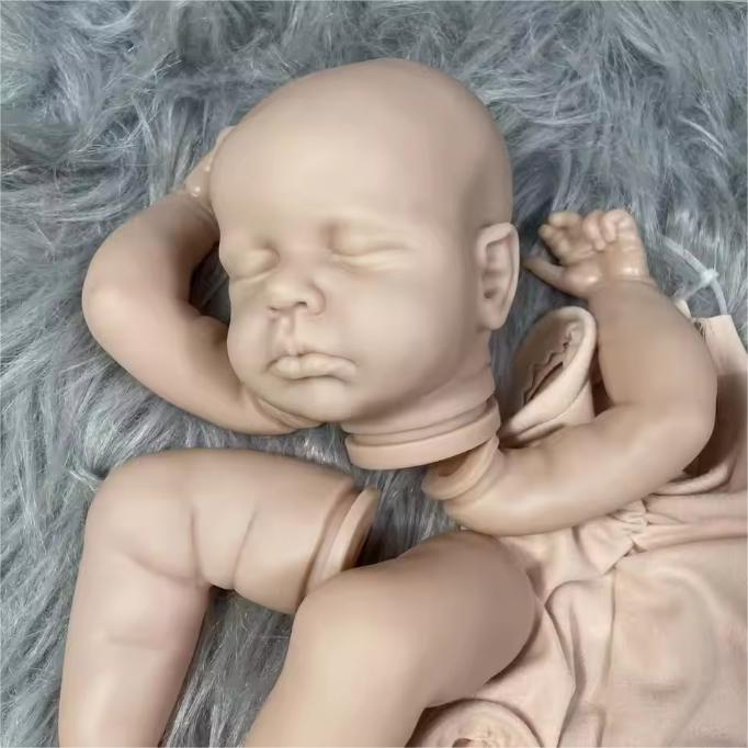20 Inch Reborn Baby Doll Kit Loulou Vinyl Baby Molds Blank Unpainted Unassembled Kit Handmade DIY