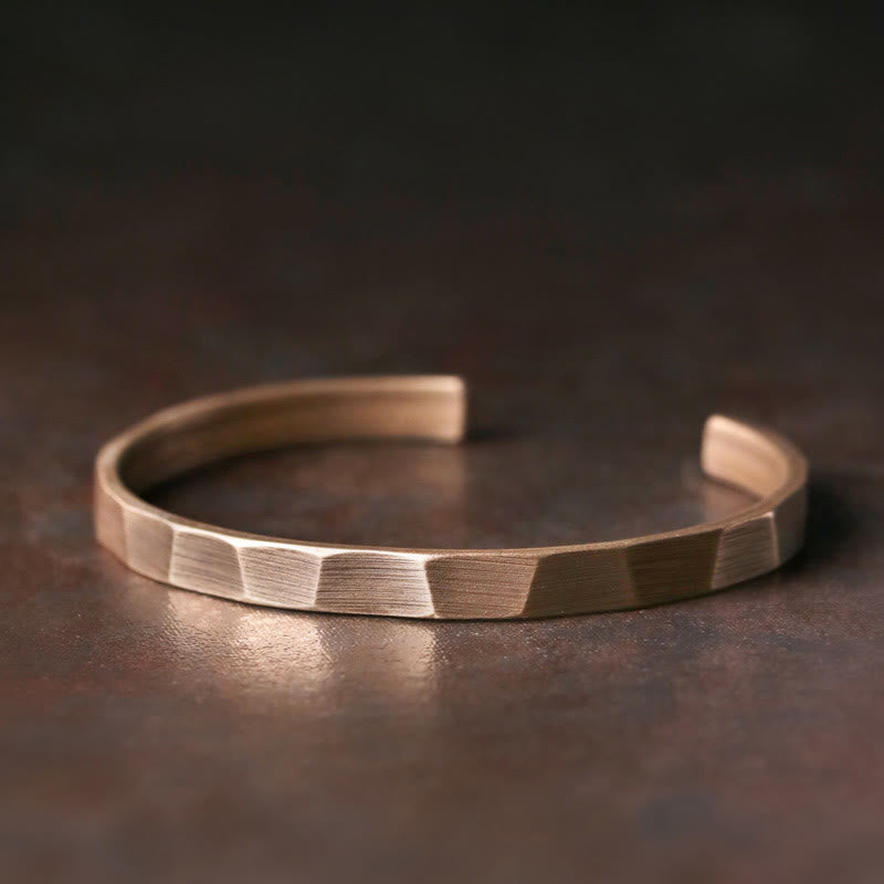 BWOOOH Vintage Rustic Design Copper Wealth Adjustable Cuff Bracelet | spiritual healing bracelet