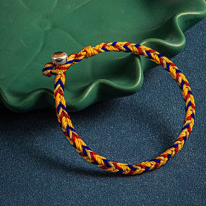 BWOOOH "May you be safe and sound all year round" Lucky Multicolored Bracelet