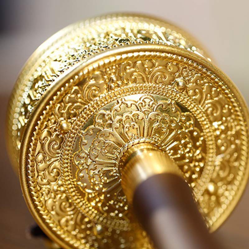 Tibetan Prayer Wheel Six True Words Sandalwood Healing Decoration – BWOOOH