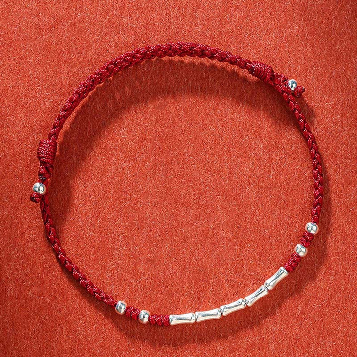 BWOOOH Tibet Handmade Multicolored Bamboo Protection Braided String Bracelet