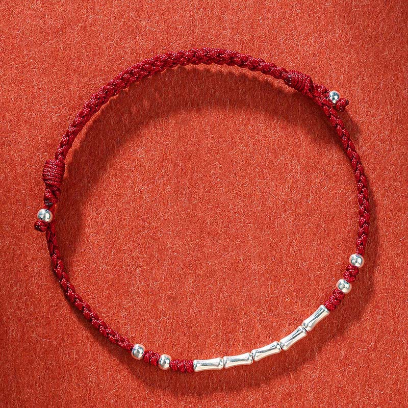 BWOOOH Tibet Handmade Multicolored Bamboo Protection Braided String Bracelet