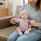 12-inch Rebirth Doll - Soft and Adorable Little Sweetheart Luna, Solid Silicone, Water-Suitable Healing Companion