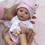 Emma's Dream 12-inch All-Silicone Rebirth Doll - Extendable Limbs Realistic Baby Doll