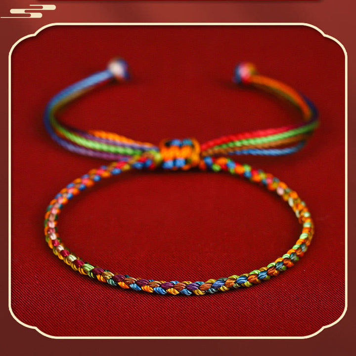 BWOOOH "May all your wishes come true" Lucky Multicolored Bracelet