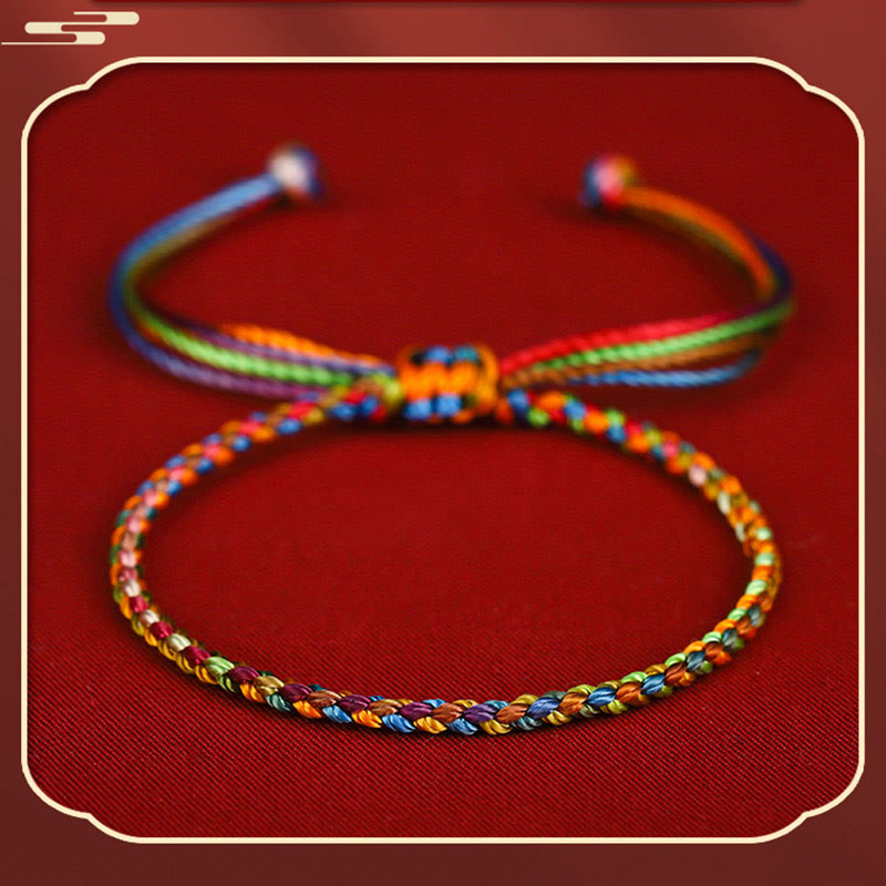 BWOOOH "May all your wishes come true" Lucky Multicolored Bracelet