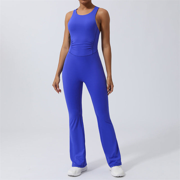 BWOOOH printed yoga pants - Women Workout Crisscross Sleeveless Flar