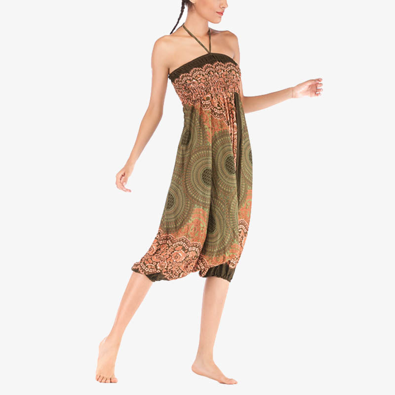 BWOOOH printed harem pants - Two Style Wear Round Geometric Pattern L