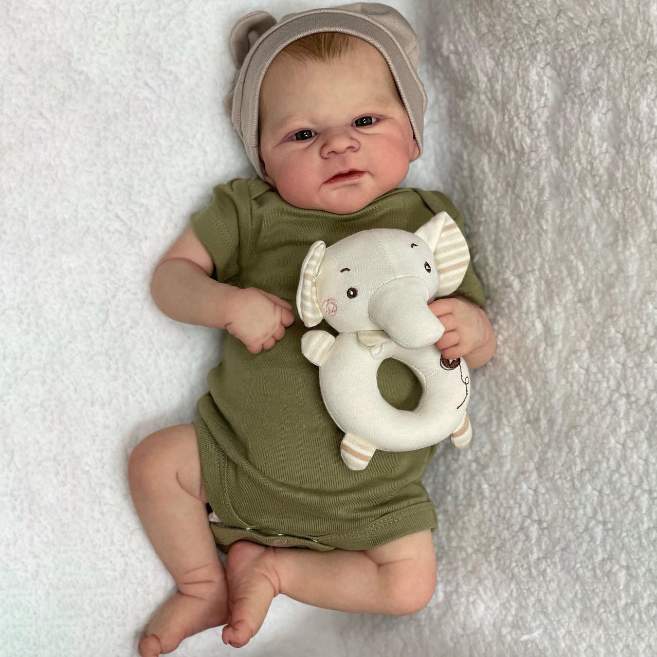 12" Full Soft Flexible Silicone Reborn Baby Doll Boy Named Bolinda