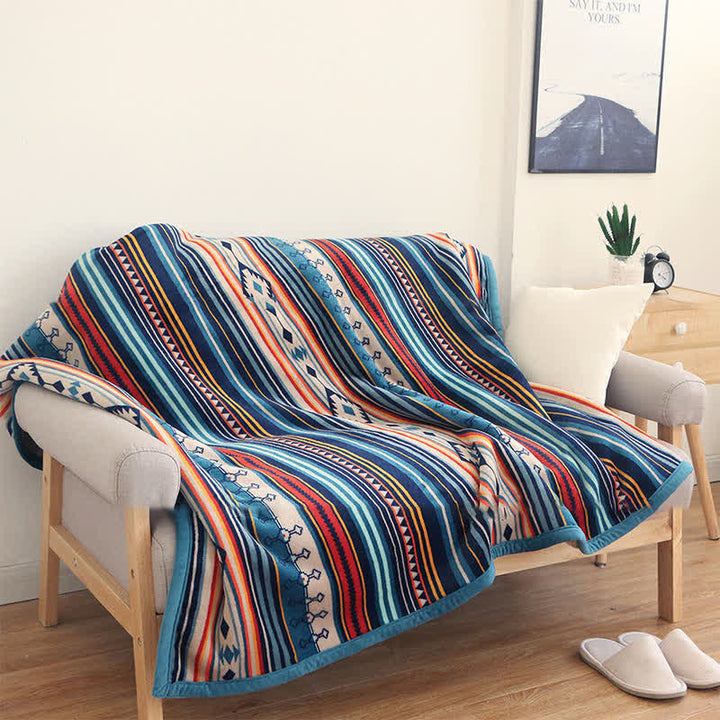 BWOOOH Geometric Warm Soft Bed Throw Blanket