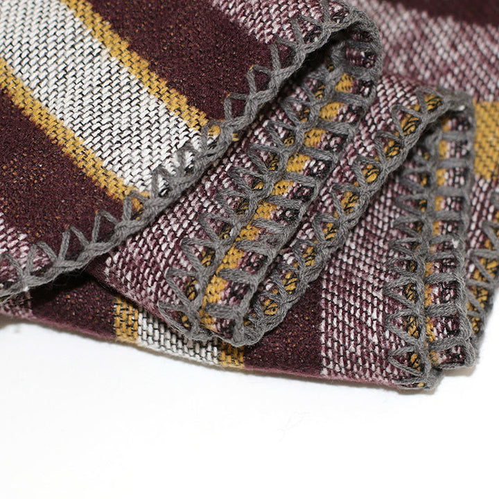 BWOOOH Tibetan Shawl Classic Pattern Winter Cozy Warm Tra